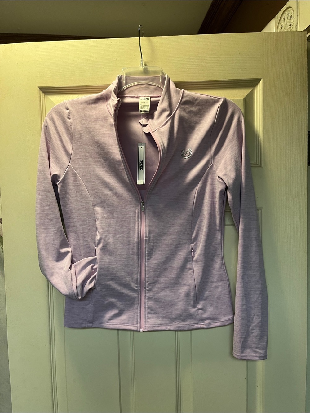 NWT PINK Victoria's Secret Lavender Full-Zip Relay Jacket